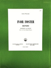 Ivor Foster Rondo.N.2 di due pezzi semplici per fagotto e pianoforte.