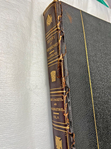 Storia della Massoneria Illustrata 1906 Vols 2 - 7 Albert Mackey Storia Massonica - Foto 9 di 24