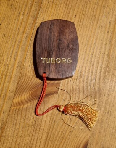 VINTAGE TUBORG TEAK AND STAINLESS STEEL BOTTLE OPENER. - Picture 1 of 3