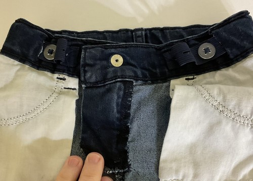 Children’s Place Girls Skimmer Jean Shorts Dark Wash Navy Size 4 - Picture 5 of 5