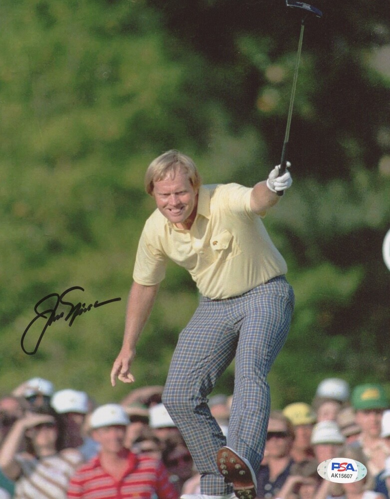 Jack Nicklaus Autographed Signed 8x10 Photo PSA COA A6 