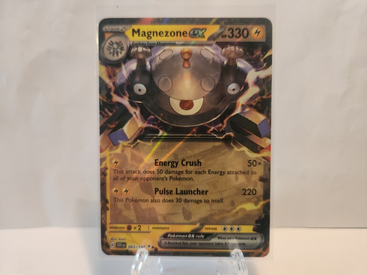 Pokémon TCG Magnezone ex Scarlet & Violet 065/198 Holo Double Rare
