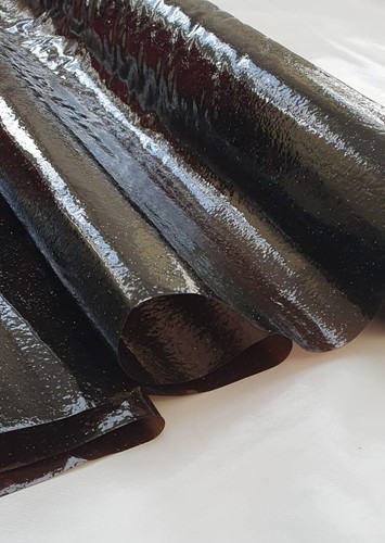 Transparent See Through Black Glitter Clear Plastic PVC Vinyl Table Cloth Dining - Picture 5 of 11