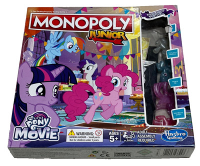 MONOPOLY JUNIOR SPIEL: My Little Pony - seltene Ausgabe 2017 von Hasbro - sehr guter Zustand