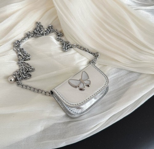Mujeres Moda Imitación Cuero Mini Bolso Bandolera Cadena Monedero - Imagen 8 de 31
