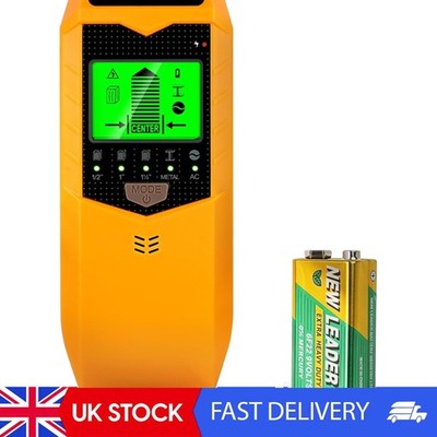 Professioneller 5-in-1 elektronischer Bolzensucher mit LCD-Display und Batterie enthalten