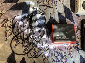 Sega Saturn MK-80000A With Controllers & 15 Games & Pound HDMI Adapter +extras