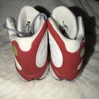 Nike Air Jordan XIII 13 Retro Grey Toe 2014 White Red Grey Size 3Y (414575-126) — photo 3