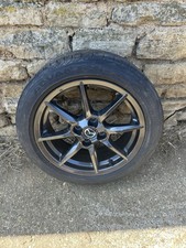 MAZDA MX5 MIATA MK4 ND 16" OEM DESIGN 158A ALLOY WHEEL AND YOKOHAMA ADVAN TYRE