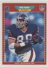 1989 Pro Set Mark Bavaro #281 1k3