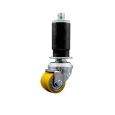 Low Profile Polyurethane 35mm Wheel 1-1/4 Inch Expanding Stem Caster SCC