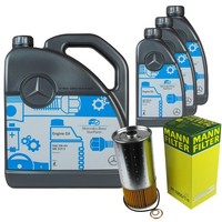 MANN-FILTER ÖLfilter 8L MotoröL 5W-40 MB 229.5 FüR Mercedes-Benz 100