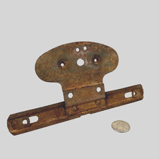 Vintage Truckhot Rodrat Rod Metal Rear License Plate Light Bracket