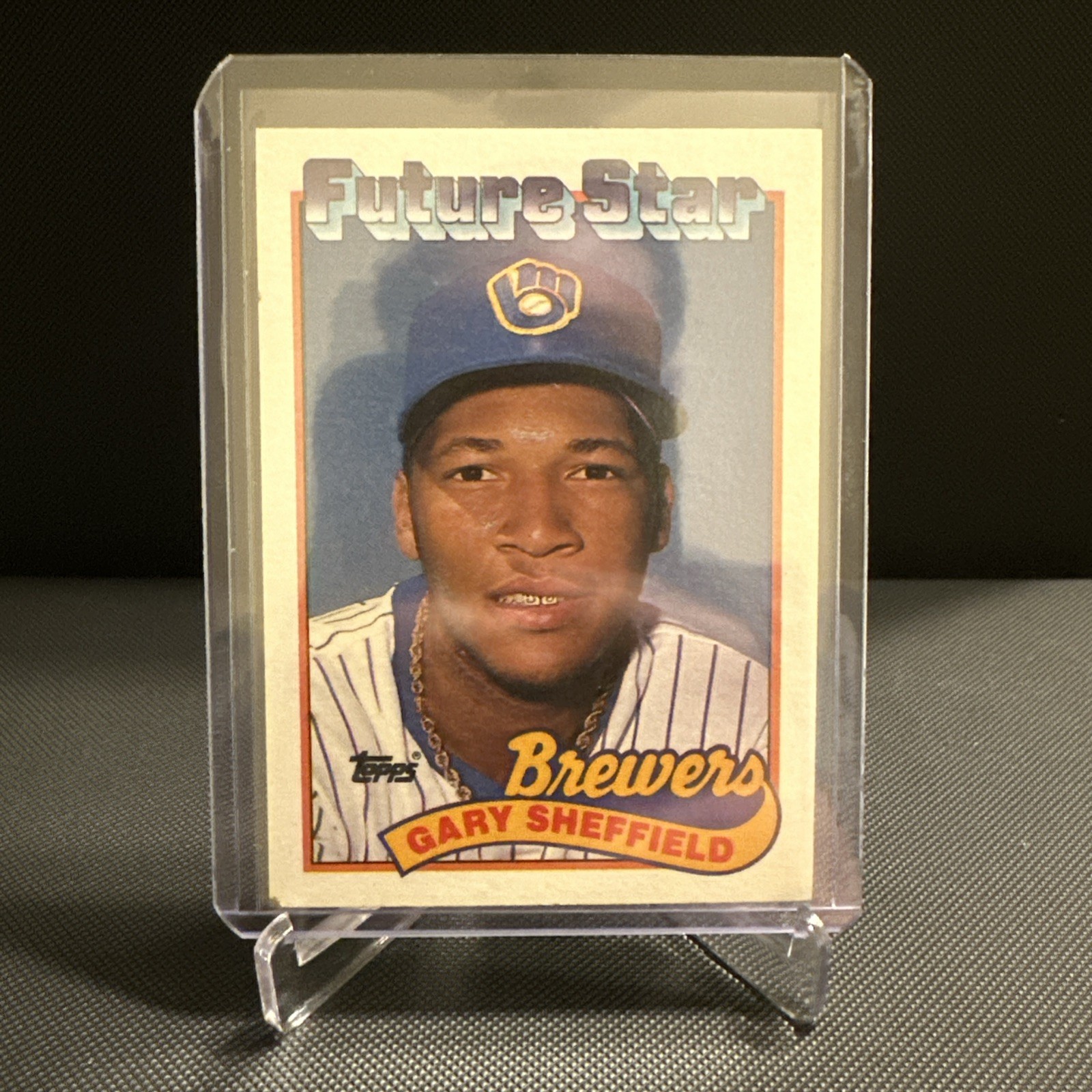 1989 Topps Gary Sheffield #343 Milwaukee Brewers Baseball Card