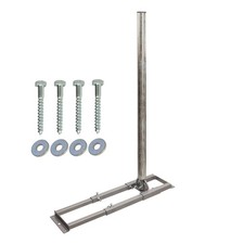 PremiumX 100cm Dachsparrenhalter SAT Antenne Dach Mast Halterung Schrauben Stahl