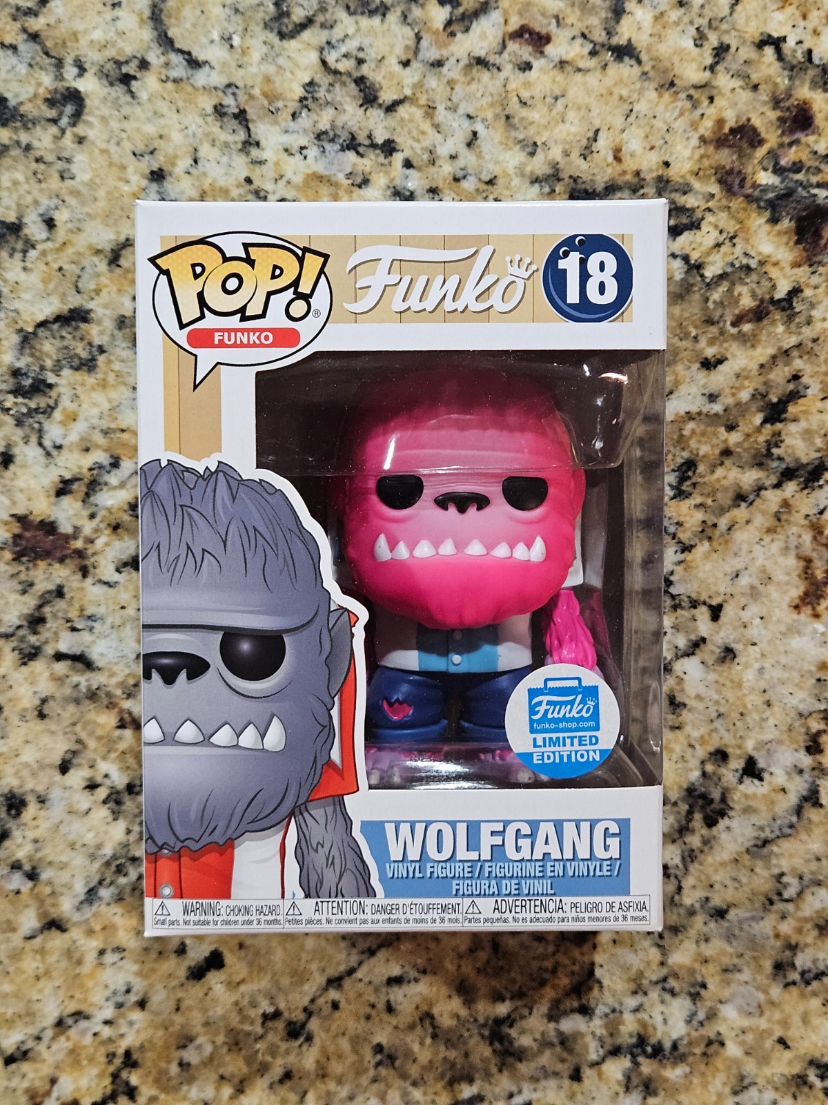 ️ Funko Pop! Fantastik Plastik Wolfgang Pink Variant #18 Eyeball-Holding Wolf
