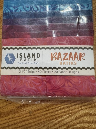 Island Batik - Bazaar Batiks - 40 Tiras - Imagen 2 de 3