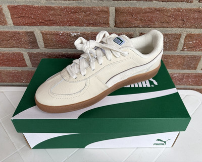 PUMA Palermo Winterized Low Top Sneaker EU 42 Beige Weiß Gumsole 405115 01