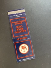 Vintage Pennsylvania Matchbook “Rolling Rock Club” Ligonier