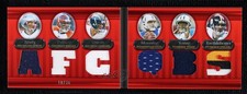 2007 Triple Threads Double Combo Relics Book 10/36 Tom Brady Carson Palmer 0t1