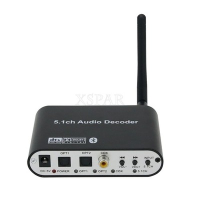 DAC651BT-B DTS/AC3 5.1 Audio Decoder   Decoder With USB Player x-top #xh