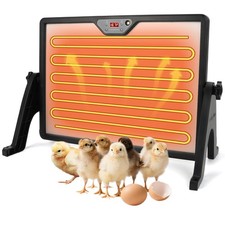 Chicken Brooder Heater with Stand, 180W Chicken Coop Heater with Temperature ...
