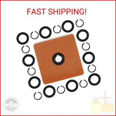 10 Sets 1/2'' Impact Wrench Retaining Ring Clips with O-Ring & Anvil Install Tool