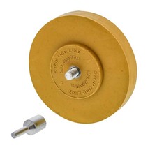 TCP Global Rubber Eraser Wheel with Drill Adapter - Decal Remover -...