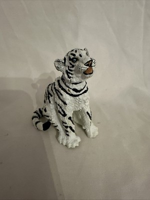 White Siberian Tiger Vanishing Wild Life Safari Ltd 90's Toy Big Cat Figure Rare