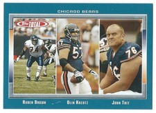 Olin Kreutz Ruben Brown John Tait 2006 Topps Total BLUE #223 Football Card BEARS