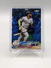 2018 Topps Chrome Sapphire #291 Marcell Ozuna Marlins
