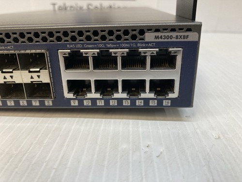Netgear ProSafe M4300-8X8F 16-Port 10Gb 8xSFP+ 8xRJ45 Half-Width Network Switch - Picture 5 of 12