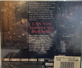 Resident Evil 2 for Dreamcast Complete in Box (CIB)