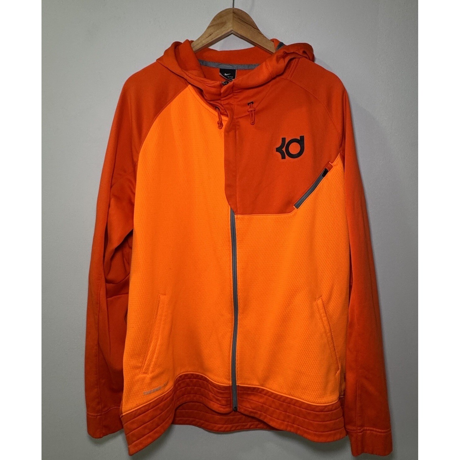 SACAI X NIKE Nike KD Surge Felpa con Cappuccio Zip Giacca Therma Fit Arancione Uomo XXL