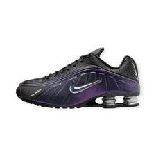 Nike Shox R4 Black Purple Lifestyle Running Shoes IO4546-002