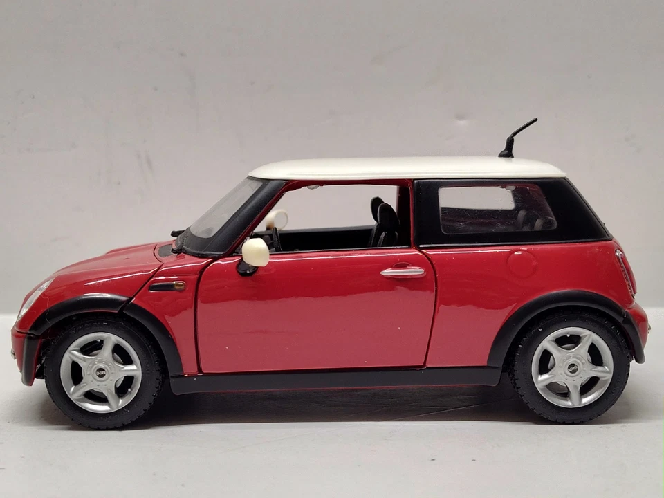 Maisto Red Mini Cooper x3 Three sizes 1:24 1:36 1:64 Diecast Toy Cars - Image 2 of 4