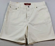 Levi's Women's Vintage Classic Stretch Denim Shorts Size 10 Mis x 7In White