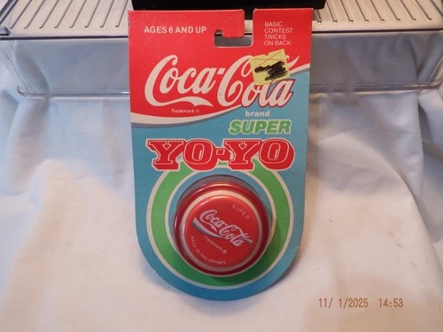 Vintage Red & White Letter Coca Cola Professional Yo-Yo-New In Package-1992-C037