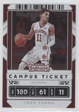 2020-21 Panini Contenders Draft Picks Campus Ticket Trae Young #23 0l4h