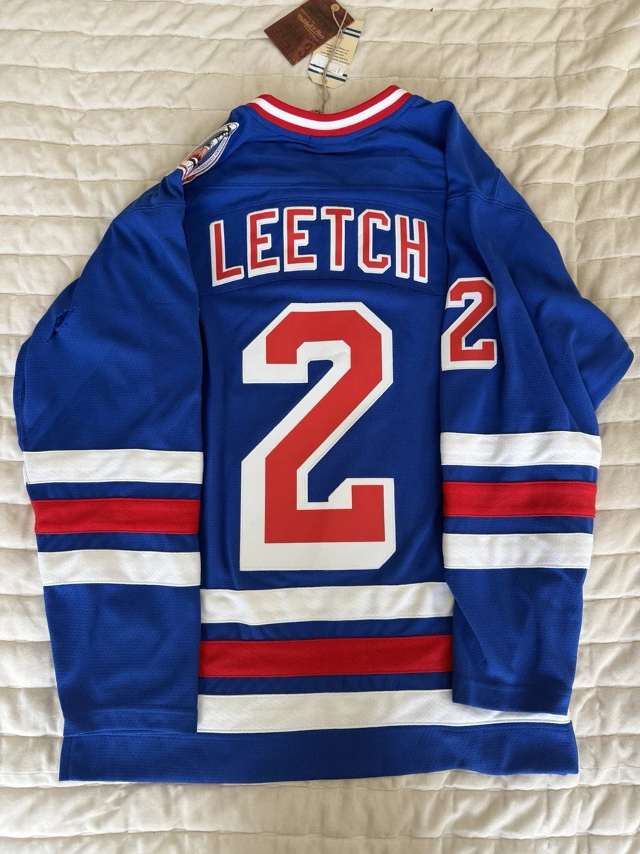 ■NHL Brian Leetch　ブライアン・リーチ Mirror Blue Las mejores ofertas en Brian Leetch Azul Jersey Ropa para