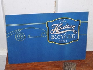Vintage 1921 The Hudson Bicycle Brochure