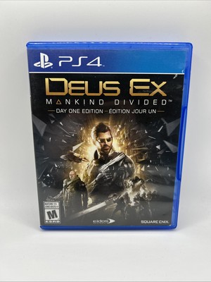 Deus Ex: Mankind Divided -- Day One Edition (Sony PlayStation 4, 2016) CIB