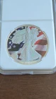 2006 American Silver Eagle Holographic w/ American Flag 1 oz .999 Fine Silver