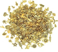 400 Pcs Wholesale Bulk Lots Jewelry Making Charms - Tiny Assorted Mixed Tibet...