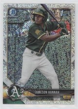 2018 Bowman Draft Chrome Sparkles Refractor Jameson Hannah #BDC-160 0y59