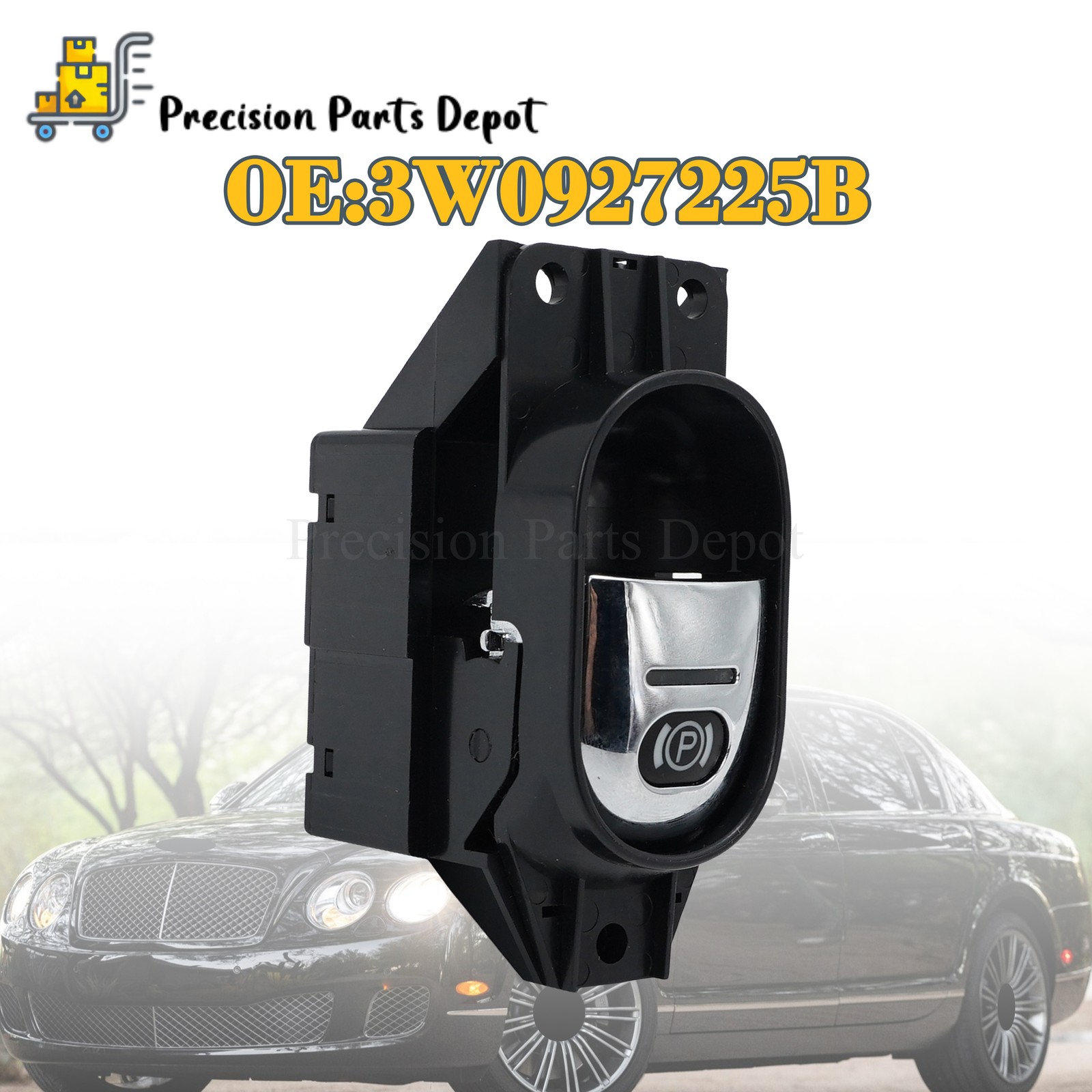 Bentley Continental GT 2004-2011 Parking brake switch P/N 3W0927225B