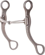 Classic Equine Rasp Performance Series Straight Shank Bit with Smooth Bar,