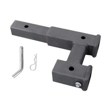 Dual 2 Trailer Hitch Receiver Rise-Drop Adapter