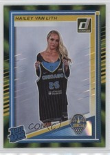 2025 Panini Donruss WNBA Rated Rookie Green Laser Hailey Van Lith #88 1ln4
