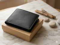 Mens Leather Wallet RFID Blocking Soft Genuine Card Slots Id Window Coin Pocket